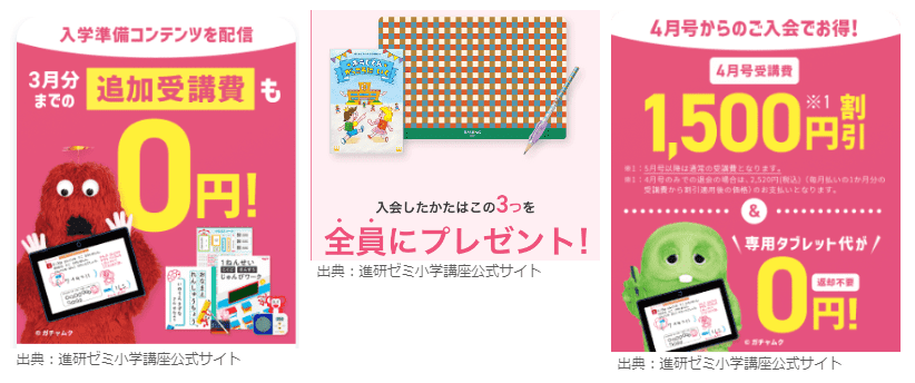 進研ゼミ小学講座新1年生